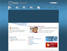 Tablet Screenshot of deltasquare.com